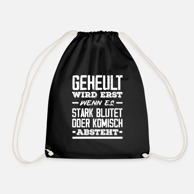Handballspieler Handball Handballer Geschenke - Turnbeutel - Schwarz