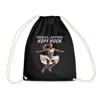 PATINEUR ARTISTIQUE TOMBEZ, LEVEZ-VOUS - Sac de sport léger - noir - Devant