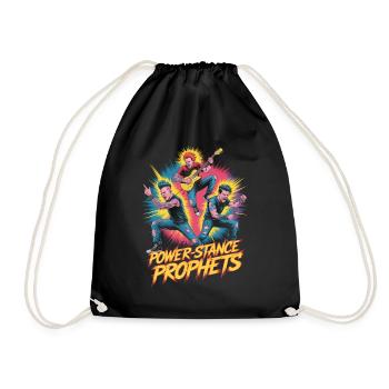 Power Stance Prophets Punk Rock Music - Drawstring Bag - black - Front