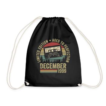 Décembre 1999 - Anniversaire Décembre 1999 - Sac de sport léger - noir - Devant