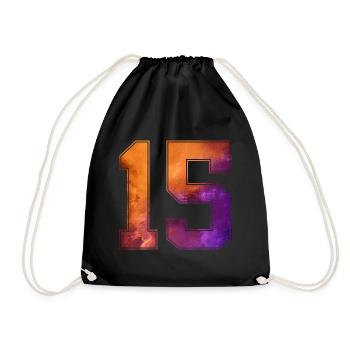 NON. 15 NUMÉRO 15 COLLÈGE 15E ANNIVERSAIRE - Sac de sport léger - noir - Devant
