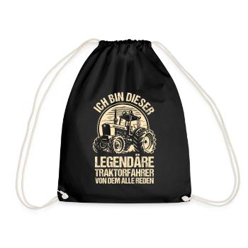 Agriculteur Agriculteur Agriculteur Tracteur Agricole - Sac de sport léger - noir - Devant
