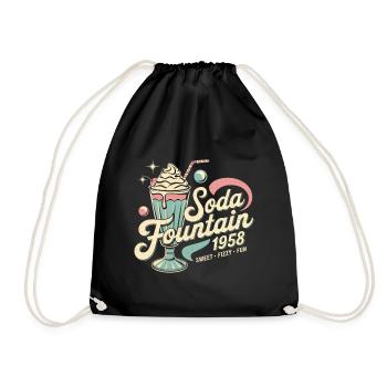 Soda Fountain 1958 - Turnbeutel - Schwarz - Vorne