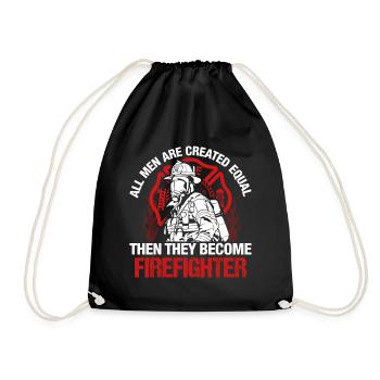 Fire brigade - Drawstring Bag - black - Front