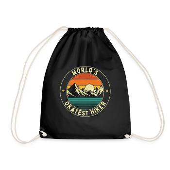 Le randonneur le plus acceptable du monde Funny Trail Lover Outdoor - Sac de sport léger - noir - Devant