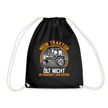 Agriculteur Agriculteur Agriculteur Tracteur Agricole - Sac de sport léger - noir - Devant