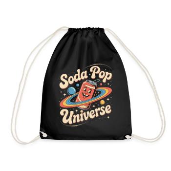 Retro Limo - Drawstring Bag - black - Front