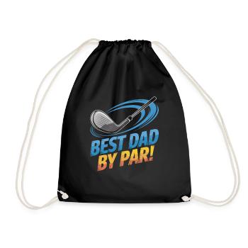 Meilleur papa sur le terrain de golf – Meilleur papa par par - Sac de sport léger - noir - Devant