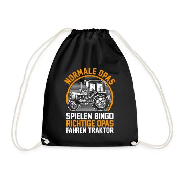 Agriculteur Ferme Agriculteur Agriculteur Grand-père Grand-père Trak - Sac de sport léger - noir - Devant