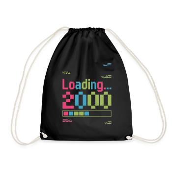 Chargement de l’écran de chargement de 2000 pixels - Sac de sport léger - noir - Devant