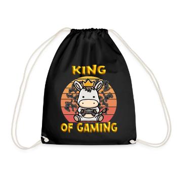 Gambler Donkey - Drawstring Bag - black - Front