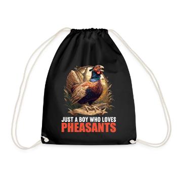 Pheasants Pheasant - Drawstring Bag - black - Front