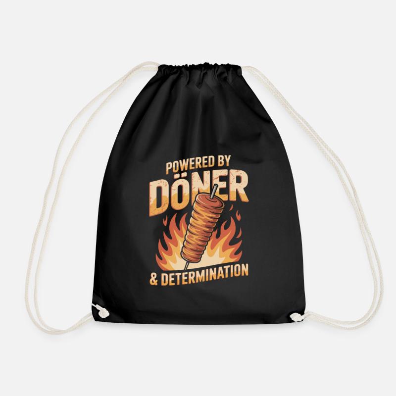 Döner Humor - Turnbeutel - Schwarz