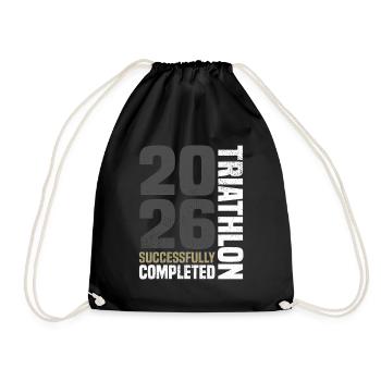 Triathlon 2026 - Sac de sport léger - noir - Devant