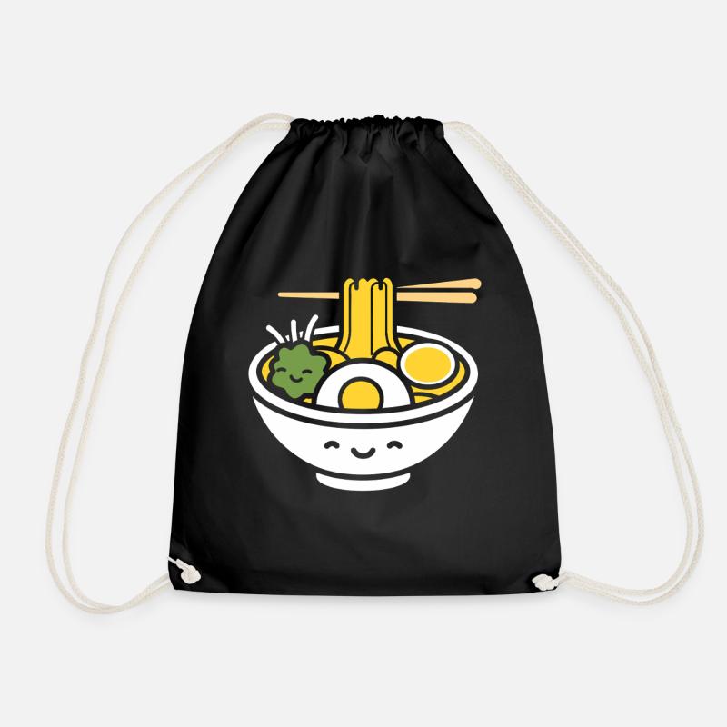 Ramen - Turnbeutel - Schwarz