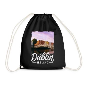 Dublin - Turnbeutel - Schwarz - Vorne