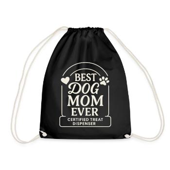 Meilleure maman de chien jamais certifiée - Sac de sport léger - noir - Devant