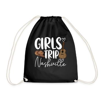 Girls Trip Nashville - Drawstring Bag - black - Front