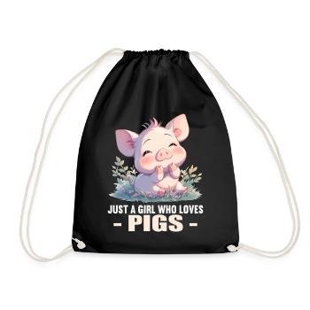 Cochon Cochon - Sac de sport léger - noir - Devant