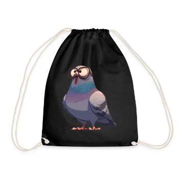 Pigeons Pigeon - Sac de sport léger - noir - Devant
