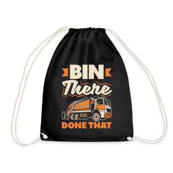 Garbage Day is my favorite day - Drawstring Bag - black - Front