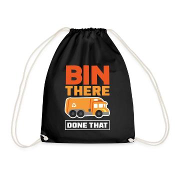 Garbage Day is my favorite day - Drawstring Bag - black - Front