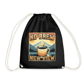 Kaffeeentzug Ex-Kaffeetrinker No Brew New View - Turnbeutel - Schwarz - Vorne