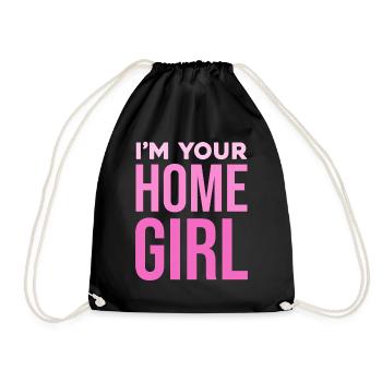 Je suis ta fille de famille - Sac de sport léger - noir - Devant