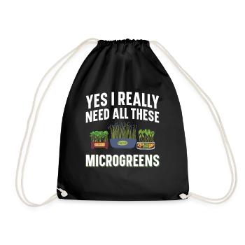 Microgreens Growing System Gartenset Spross - Turnbeutel - Schwarz - Vorne
