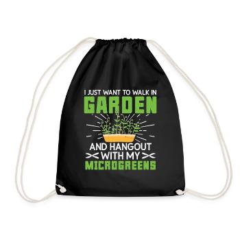 Kit de culture de micropousses Kit Gardener Supplies Sprout - Sac de sport léger - noir - Devant