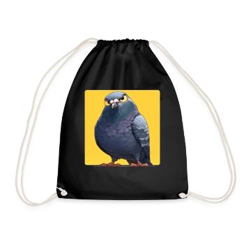 Pigeons Pigeon - Sac de sport léger - noir - Devant