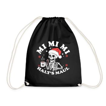 Noël Noël au vin chaud - Sac de sport léger - noir - Devant