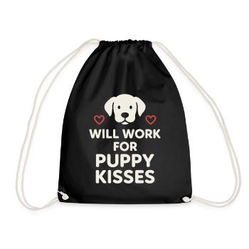 Adoption Day Pet Rescue Shelter - Drawstring Bag - black - Front
