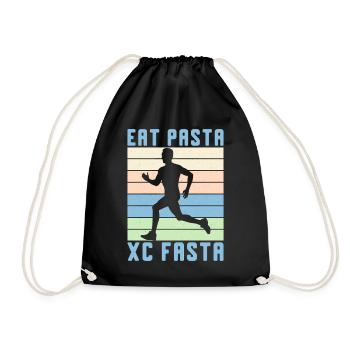 Lustiges XC Running Geschenk XC Runner Edition - Turnbeutel - Schwarz - Vorne