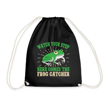 Attrape-grenouilles Surveillez votre grenouille - Sac de sport léger - noir - Devant