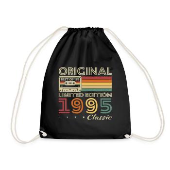 1995 Vintage Rétro Cadeau D'anniversaire - Sac de sport léger - noir - Devant