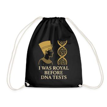 Pharaoh Archaeology in Ancient Egypt - Drawstring Bag - black - Front