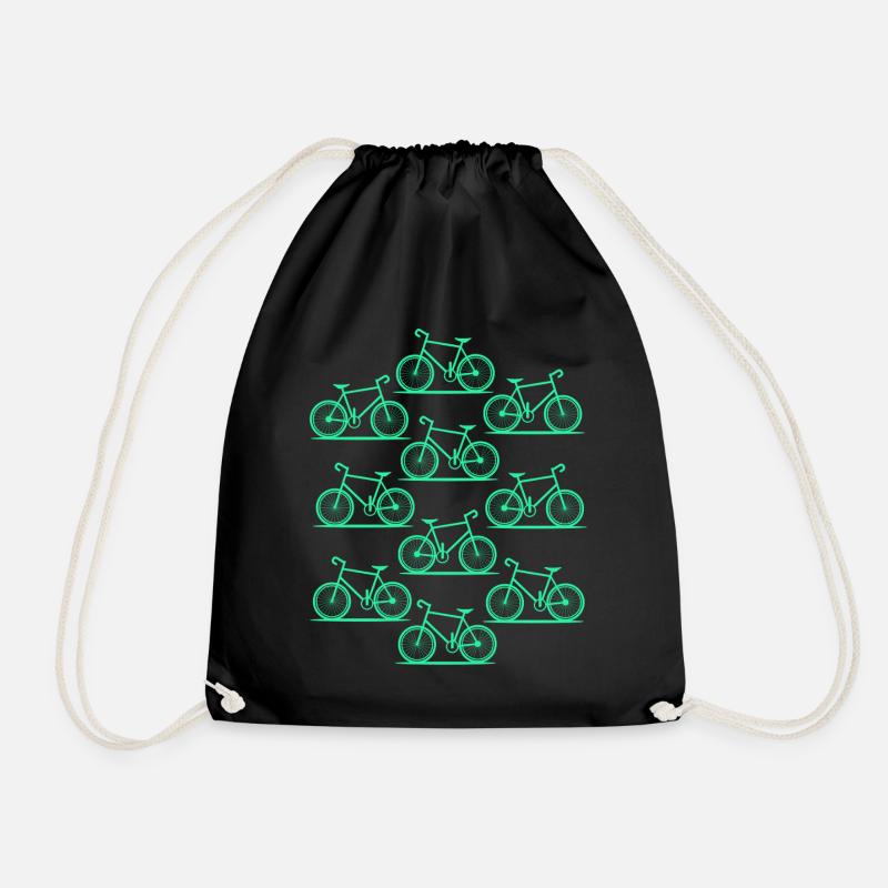 Fahrrad  - Turnbeutel - Schwarz