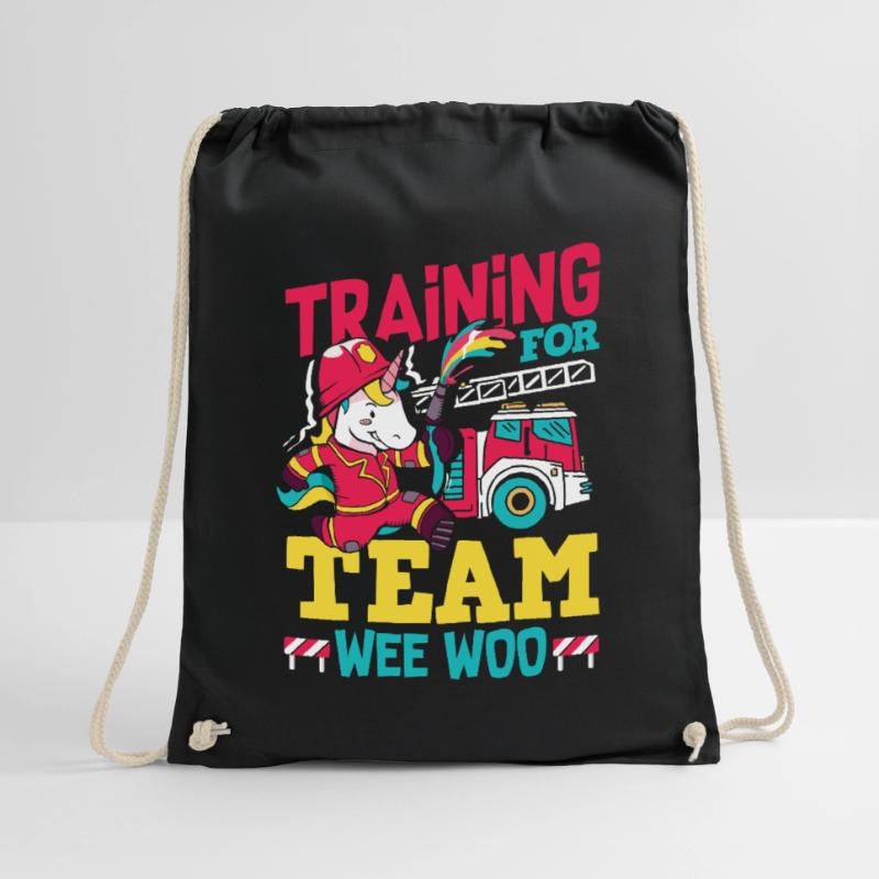 Wee Woo Squad Fire Tiny Firefighter Drawstring Bag