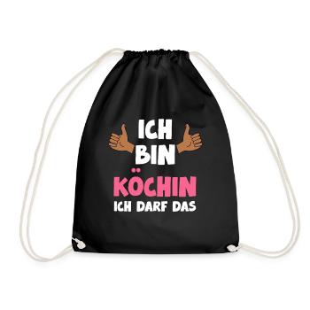 Je suis cuisinier, j’ai le droit de faire ça. - Sac de sport léger - noir - Devant