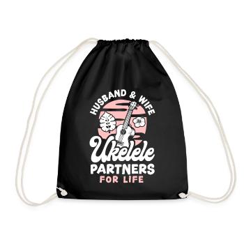 Ukulélé hawaïen Ukulélé Mari Épouse - Sac de sport léger - noir - Devant