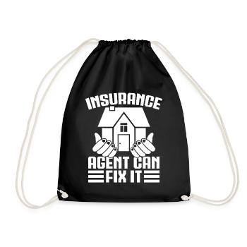 Un costume d’agent d’assurance peut régler le problème Medicare - Sac de sport léger - noir - Devant