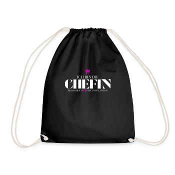 Équipe J’ai de la patience - Sac de sport léger - noir - Devant