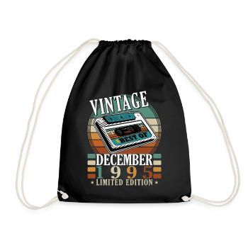 Vintage 1995 Best Of Limited Edition - Drawstring Bag - black - Front
