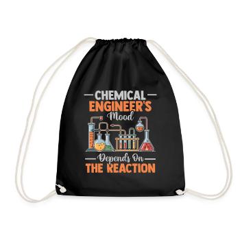 Citations drôles d’ingénieurs chimistes - Sac de sport léger - noir - Devant