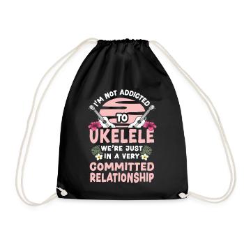 Hawaiian Ukulele Uke I'm Not - Turnbeutel - Schwarz - Vorne