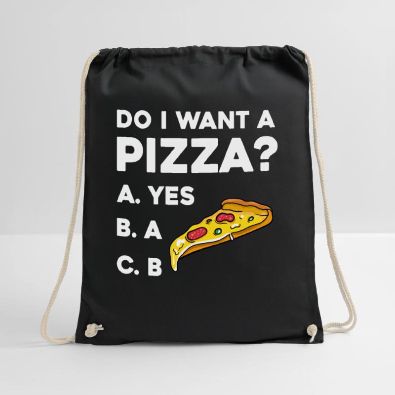 Pizza Frage: Ja oder Nein Sac de sport léger