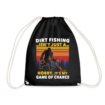 Pêche en terre de terre Big Foot - Sac de sport léger - noir - Devant