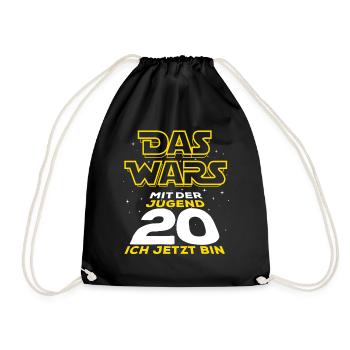 That's it with the youth, I'm 20 now - Drawstring Bag - black - Front