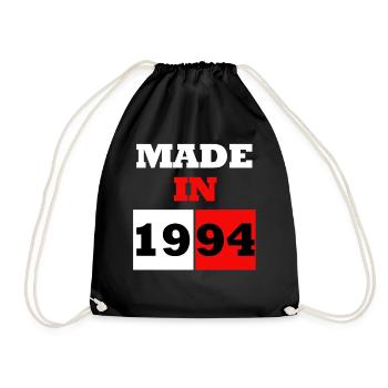 Made In 1994 Anniversary - Drawstring Bag - black - Front